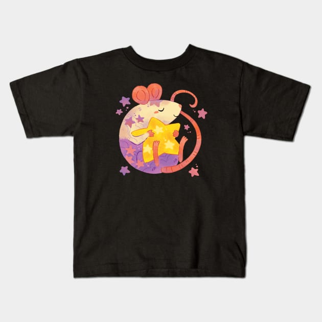 Mouse Star Kids T-Shirt by MichelleScribbles